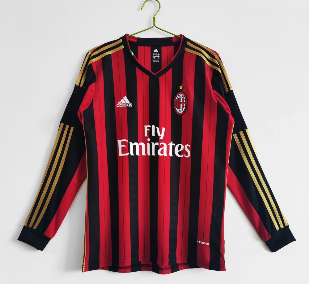 AC Milan 2013-14 Camiseta local de manga larga