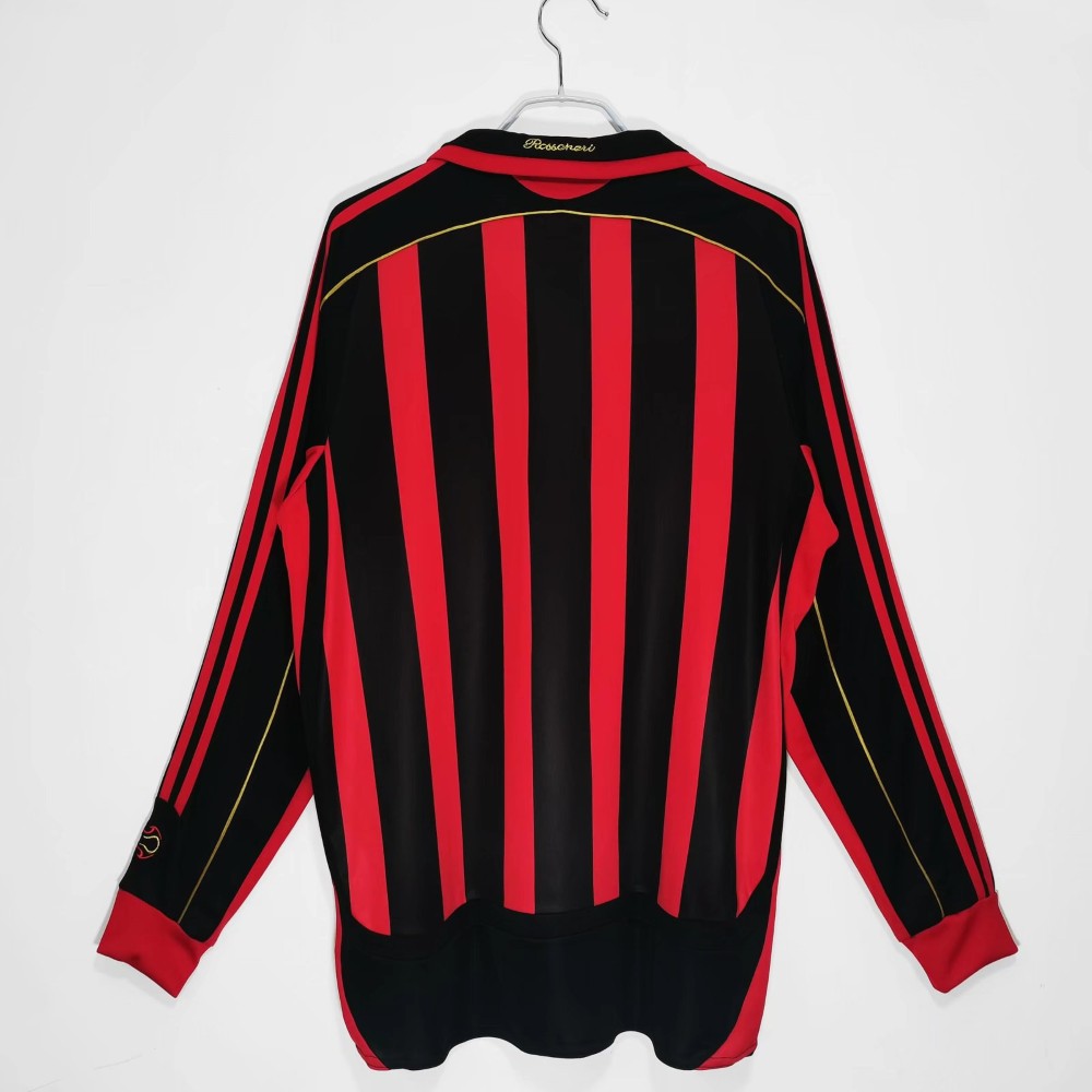 AC Milan 2006-07 Camiseta local de manga larga