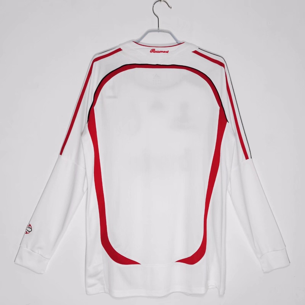 AC Milan 2006-07 Camiseta visitante de manga larga
