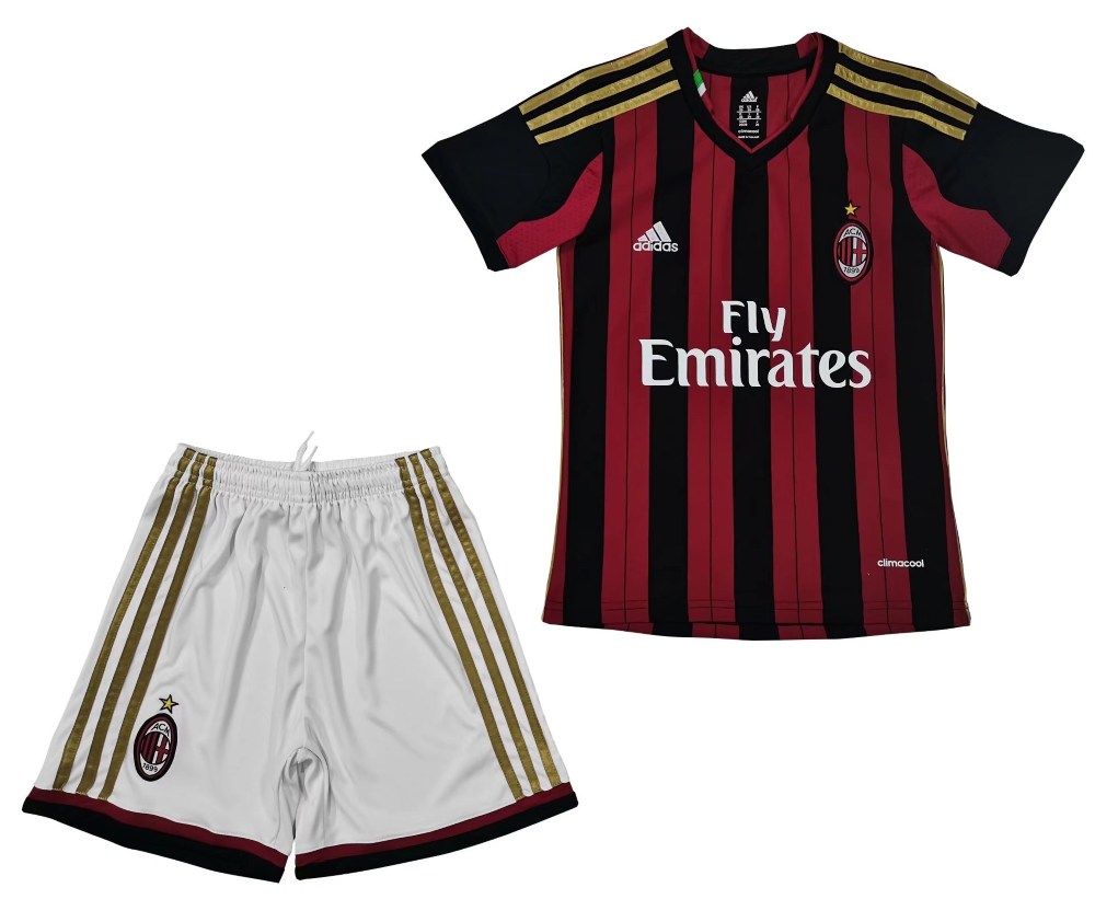Niños AC Milan 2013-14 Local Kit