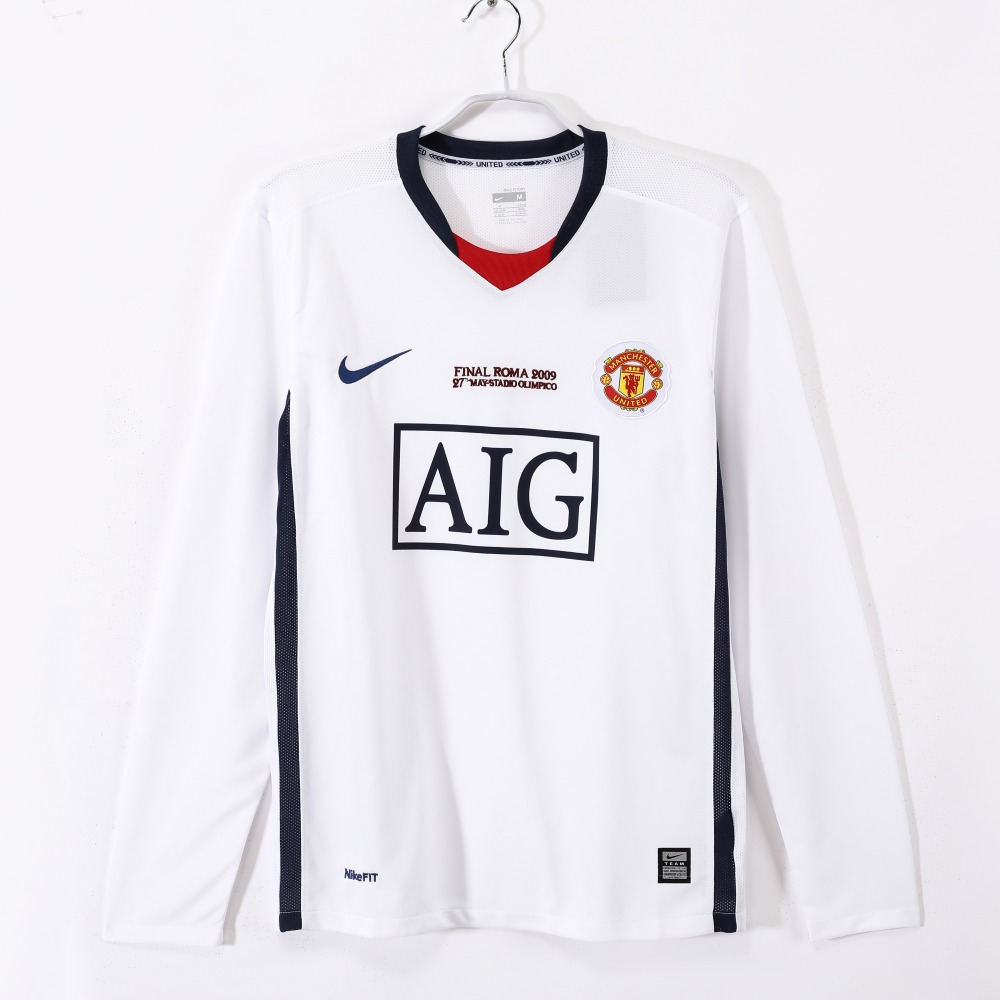 Manchester United 2008-09 Camiseta visitante de manga larga