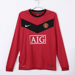 Manchester United 2009-10 Home Long Sleeve Shirt
