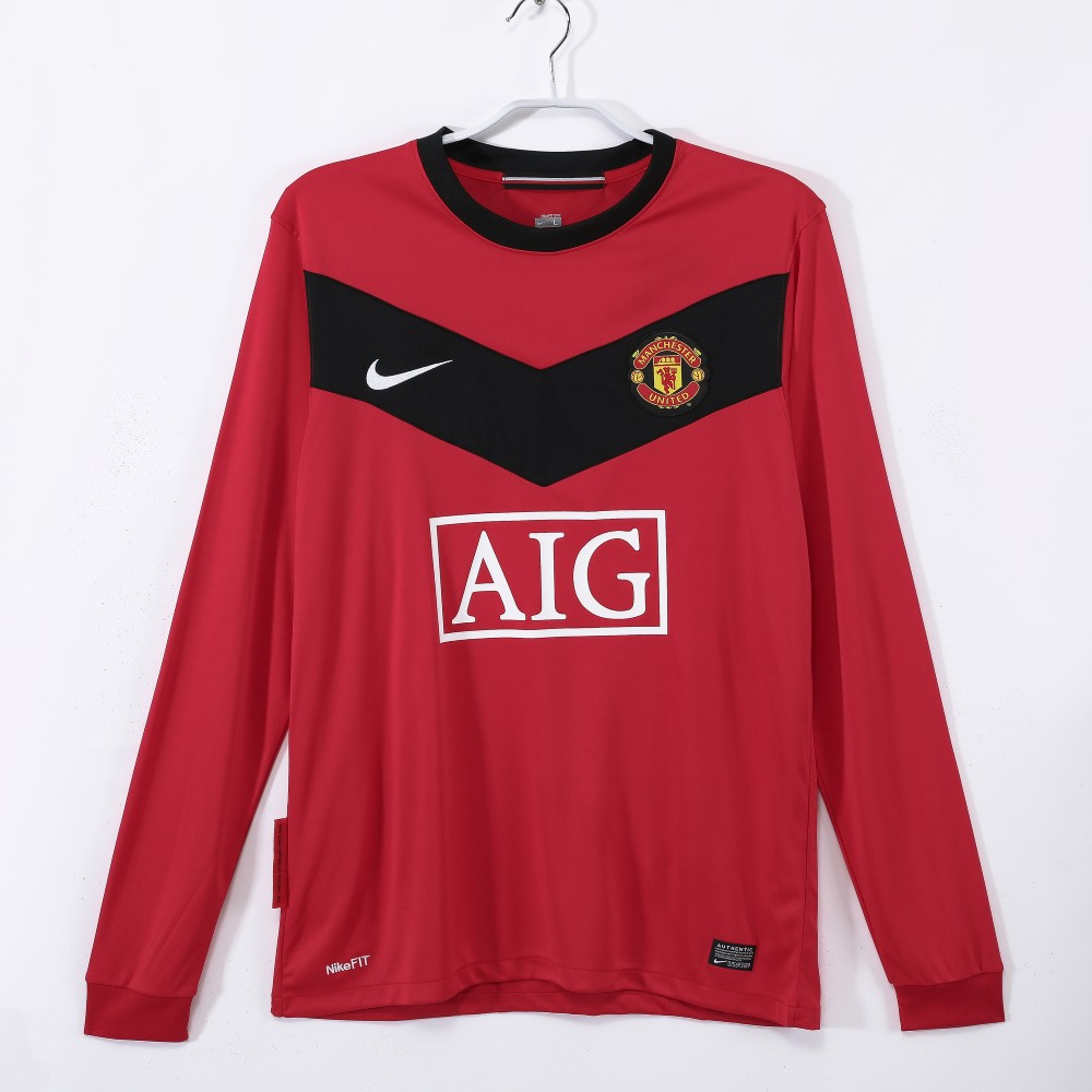 Manchester United 2009-10 Camiseta local de manga larga