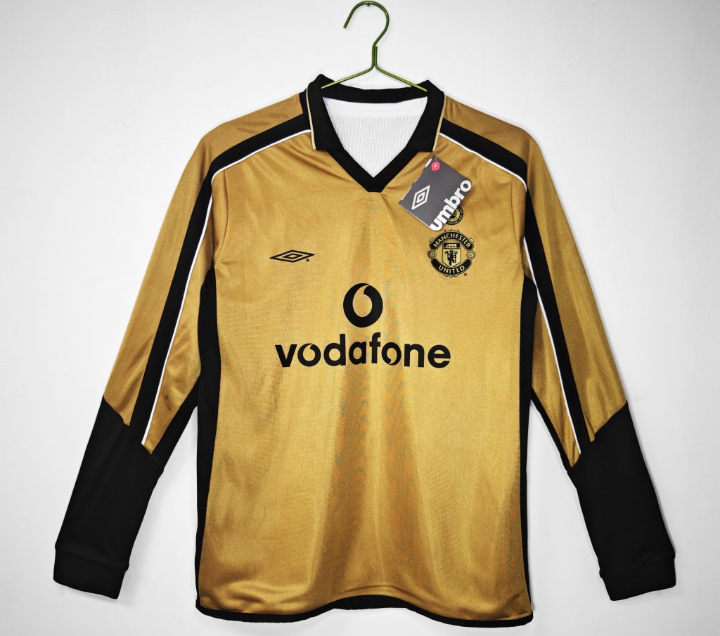 Manchester United 2001-02 centennial Edición Camiseta de manga larga