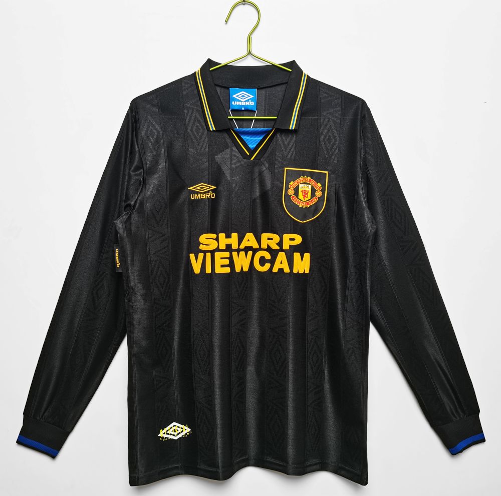 Manchester United 1993-94 Camiseta visitante de manga larga