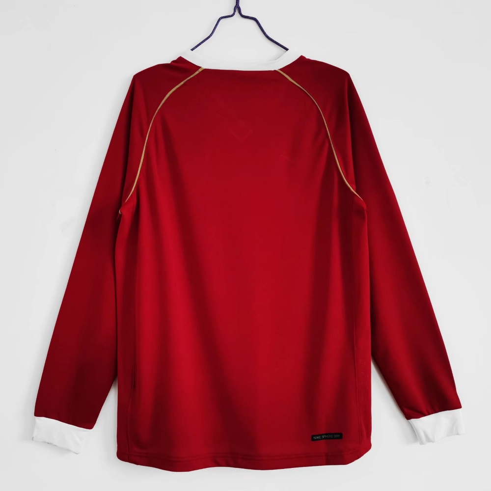Manchester United 2006-07 Camiseta local de manga larga