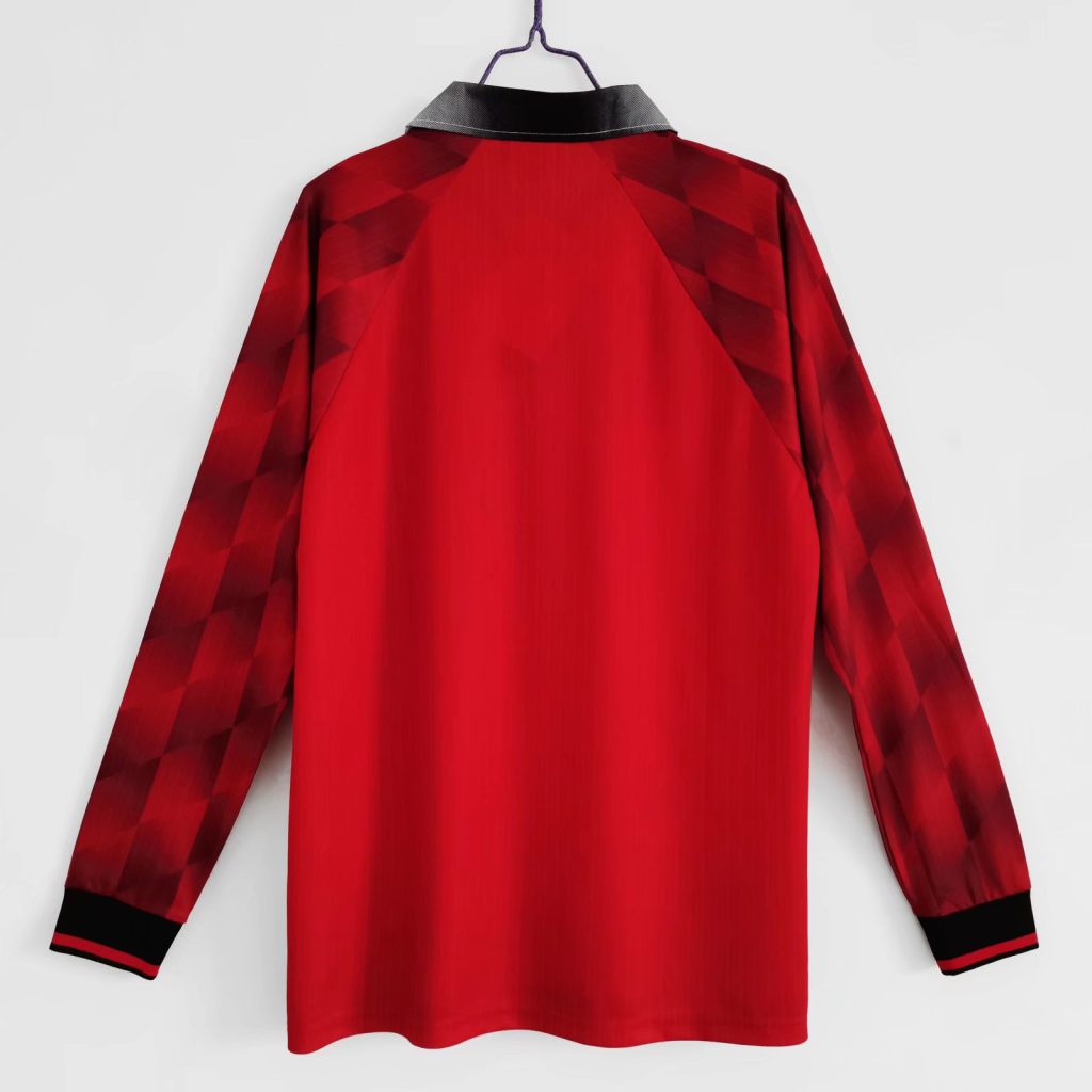Manchester United 1996-97 Camiseta local de manga larga