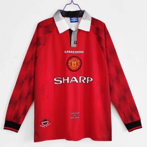 Manchester United 1996-97 Home Long Sleeve Shirt