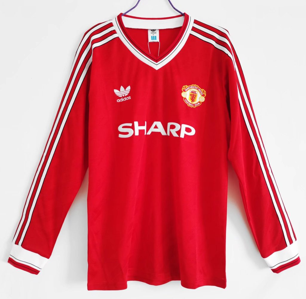 Manchester United 1986-88 Camiseta local de manga larga