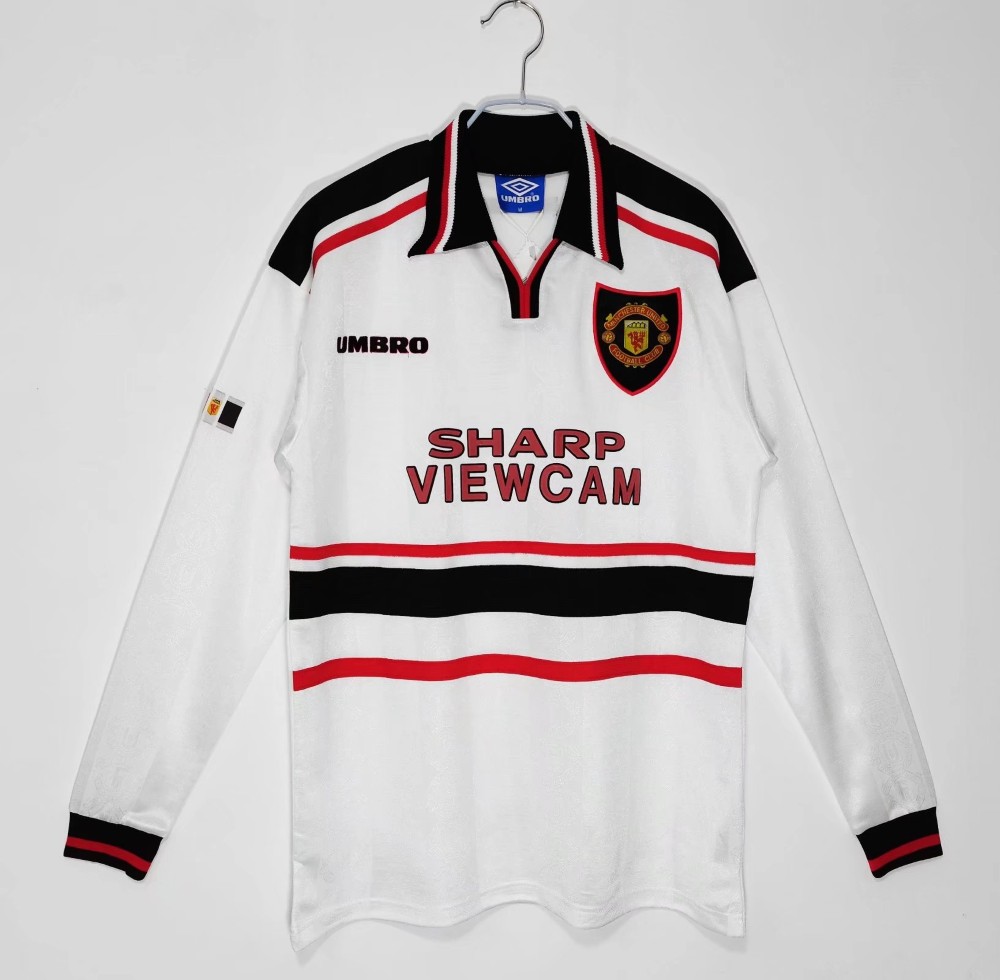 Manchester United 1998-99 Camiseta visitante de manga larga