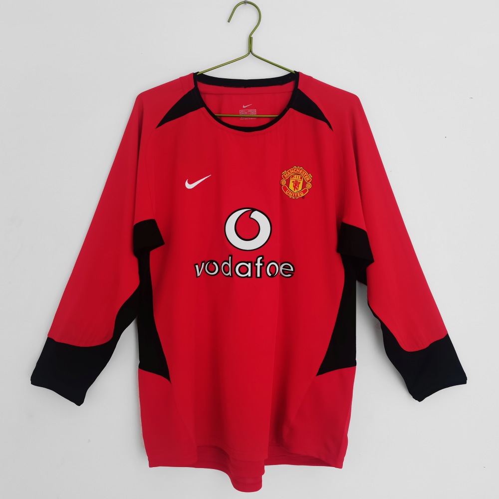 Manchester United 2002-04 Camiseta local de manga larga