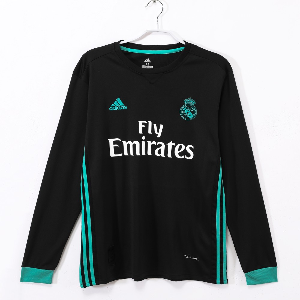 Real Madrid 2017-18 Camiseta visitante de manga larga