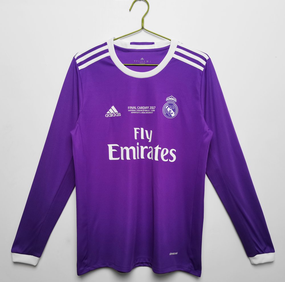Real Madrid 2016-17 Camiseta visitante de manga larga