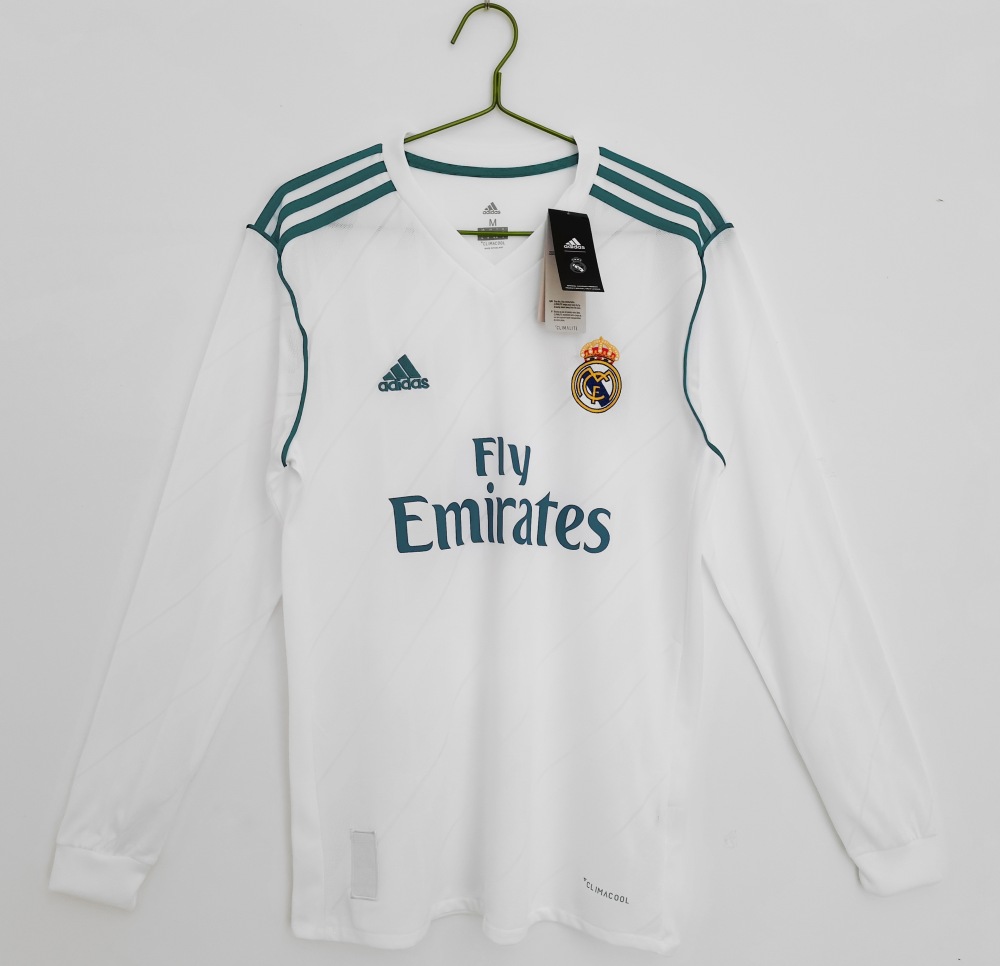 Real Madrid 2017-18 Camiseta local de manga larga