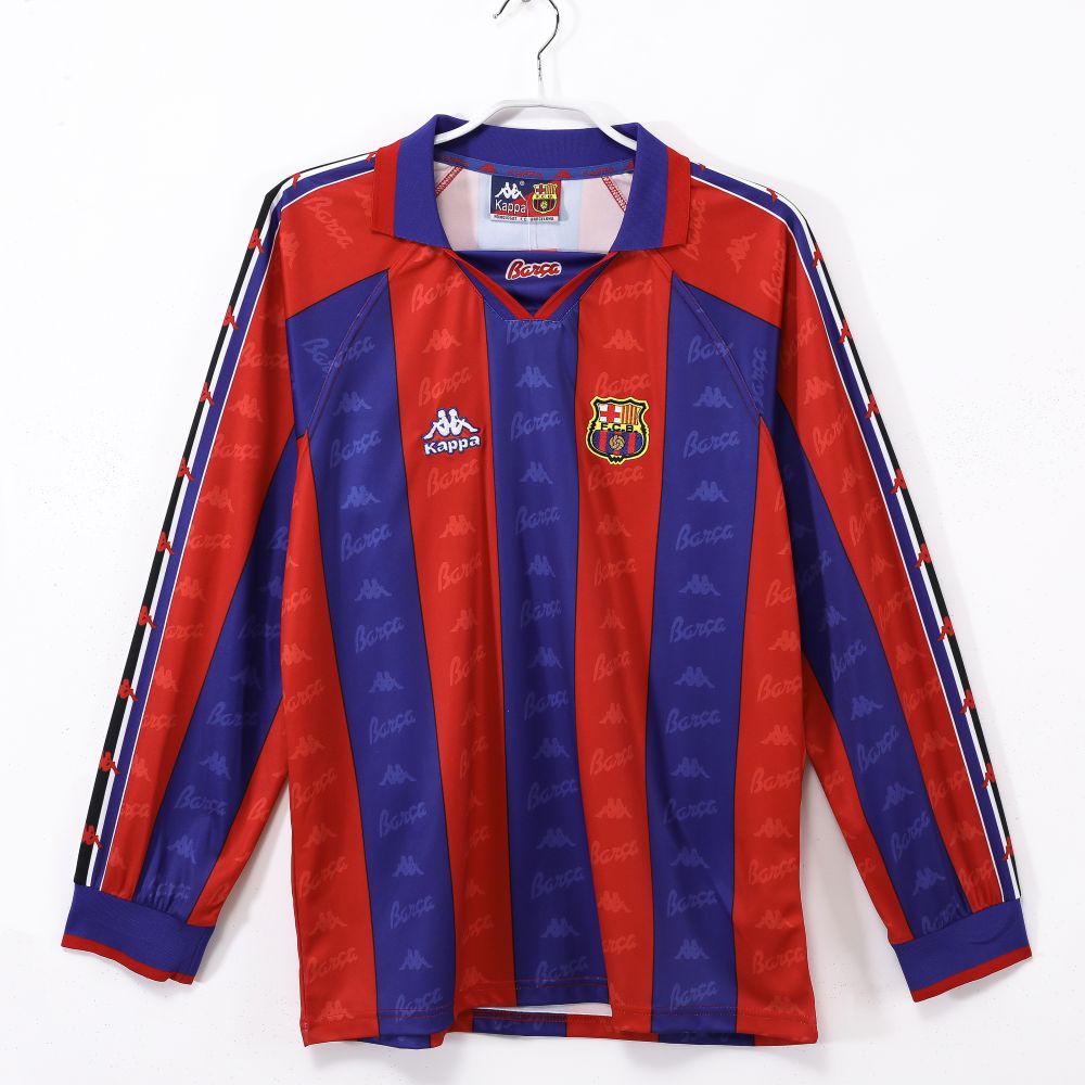 Barcelona 1995-97 Camiseta local de manga larga