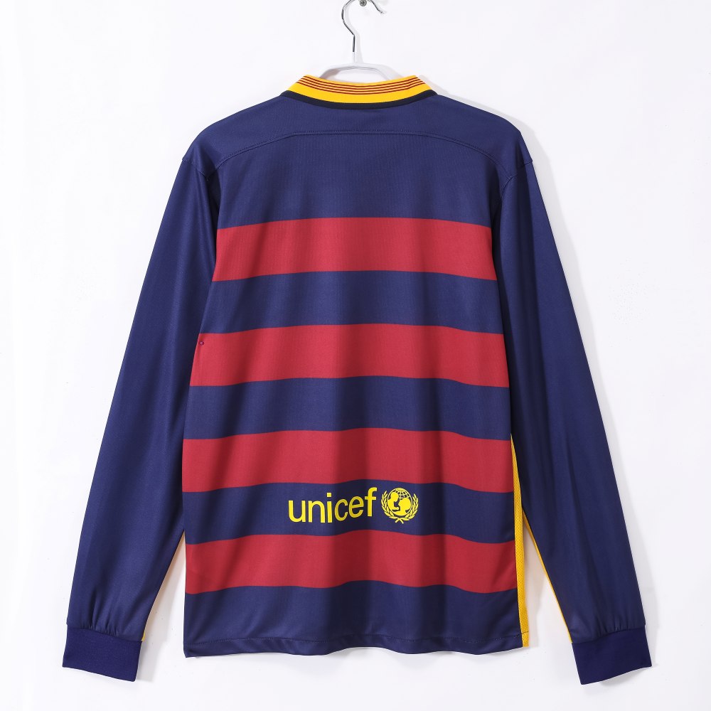 Barcelona 2015-16 Camiseta local de manga larga