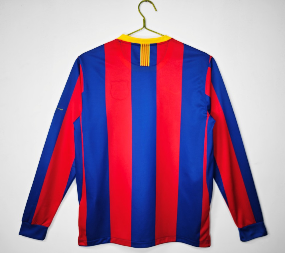 Barcelona 2010-11 Camiseta local de manga larga