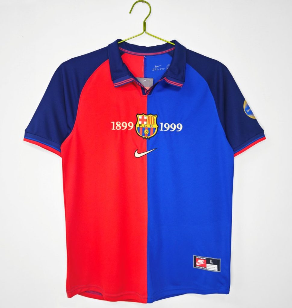 Barcelona 1999-00 Local Centennial Edición Shirt