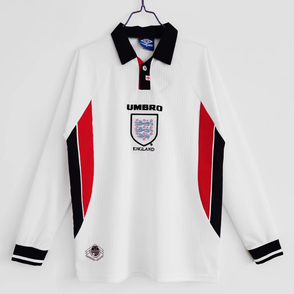 Inglaterra 1998 Camiseta local de manga larga
