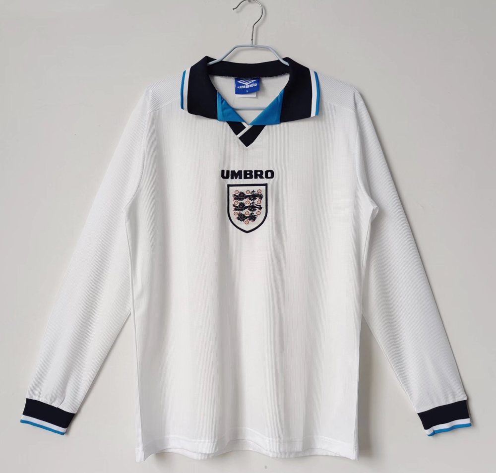 Inglaterra 1996 Camiseta local de manga larga