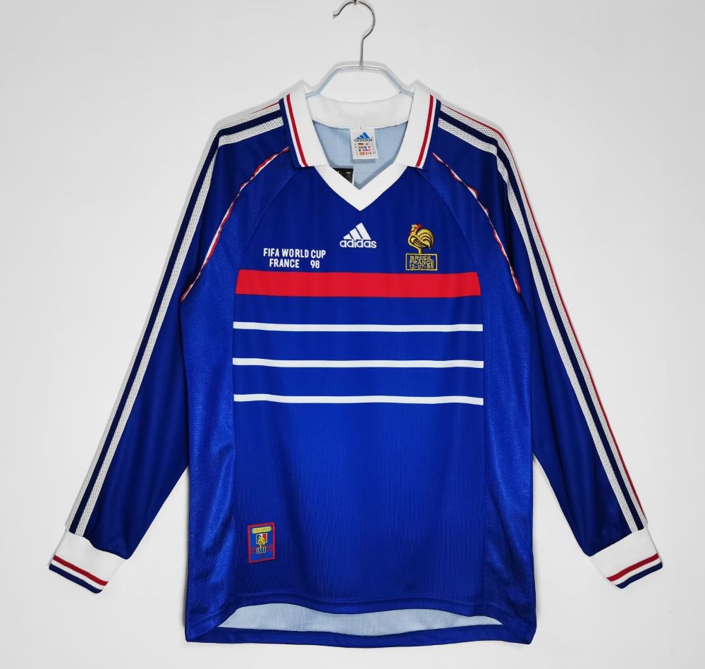 Francia 1998 Camiseta local de manga larga