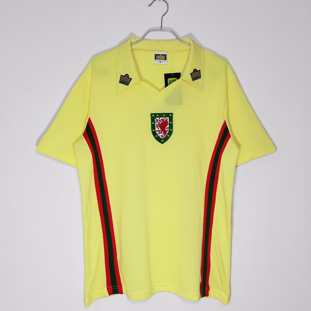 Wales 1976-79 Camiseta visitante