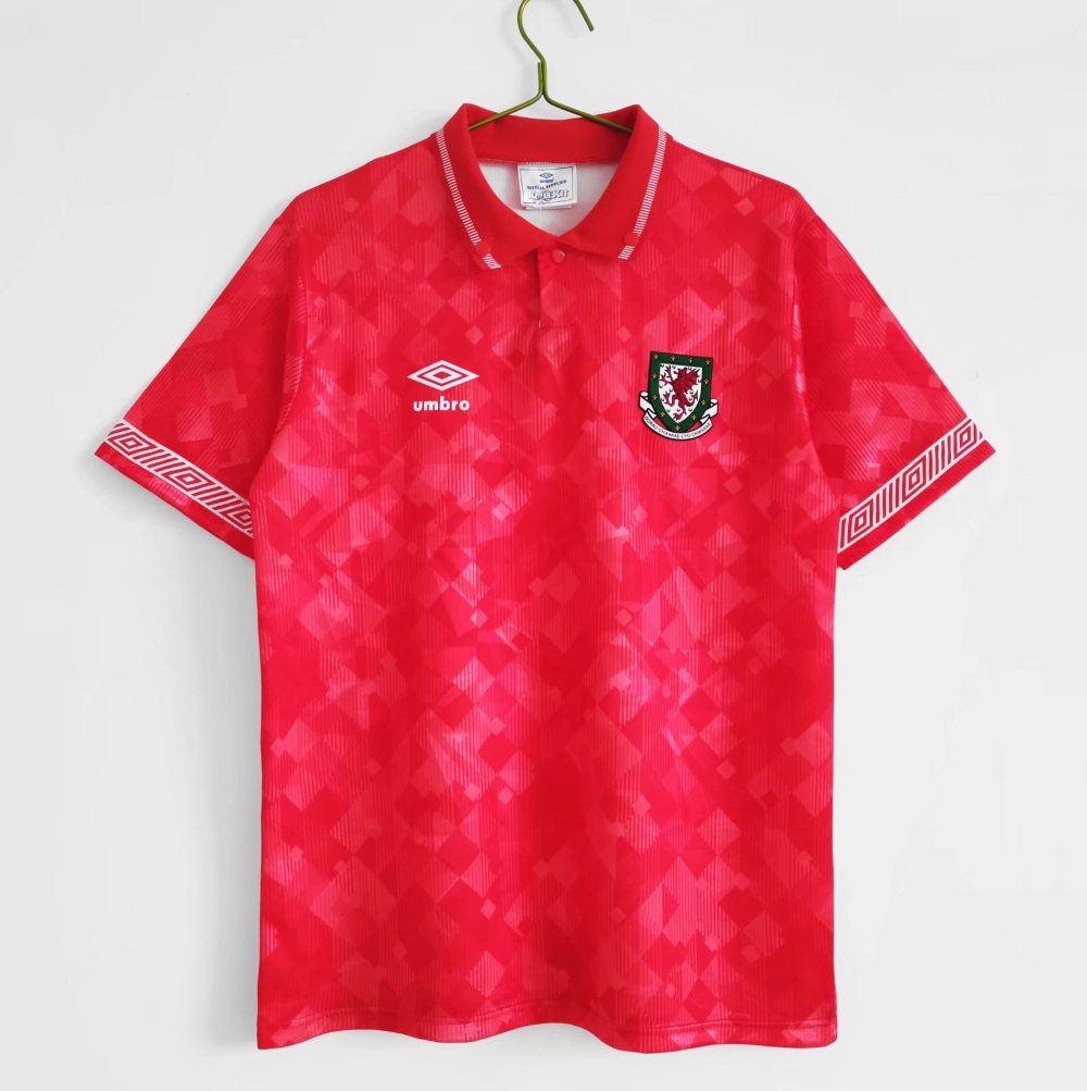 Wales 1990-92 Camiseta local