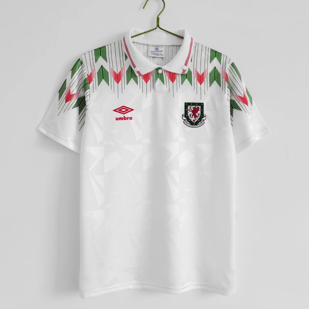 Wales 1990-92 Camiseta visitante
