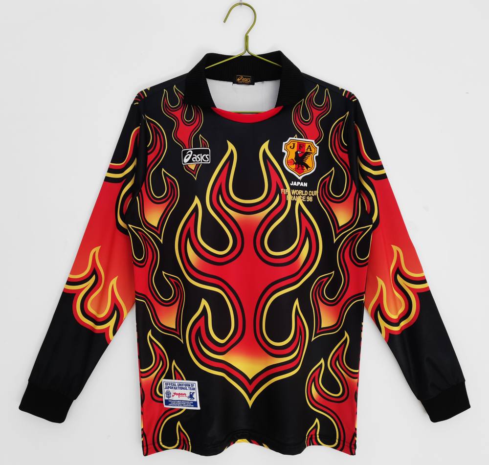Japón 1998 Visitante Long Sleeve Camiseta de portero
