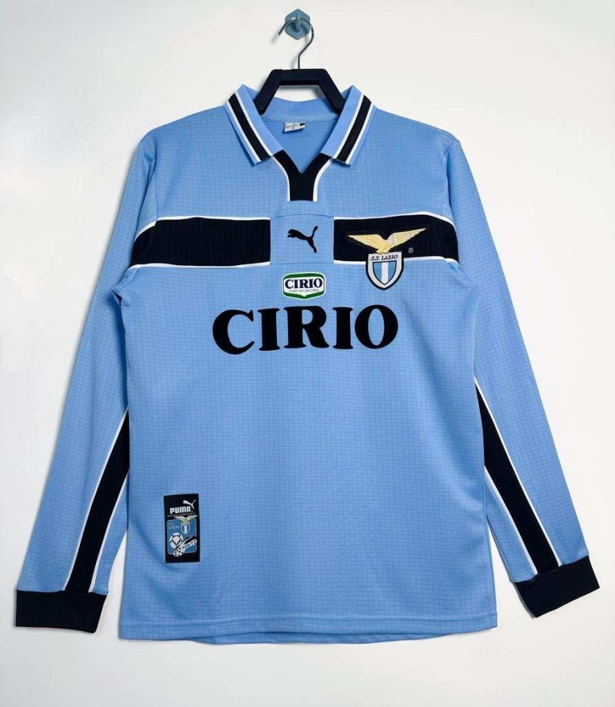 Lazio 1998-99 Camiseta local de manga larga