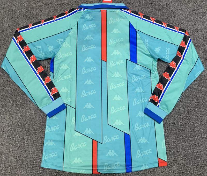 Barcelona 1996-97 Camiseta visitante de manga larga