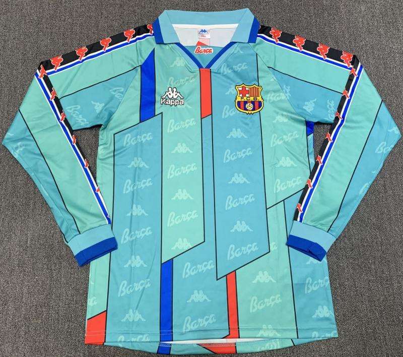 Barcelona 1996-97 Camiseta visitante de manga larga