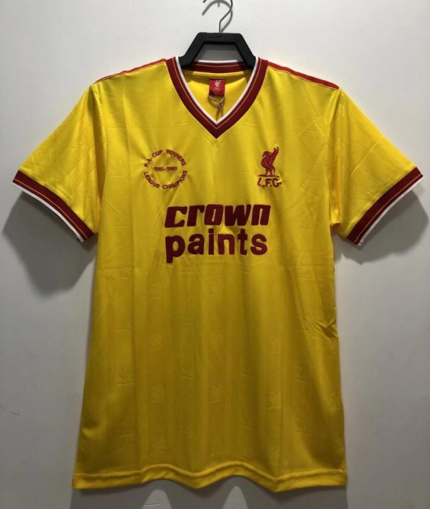 Liverpool 1985-86 Camiseta visitante