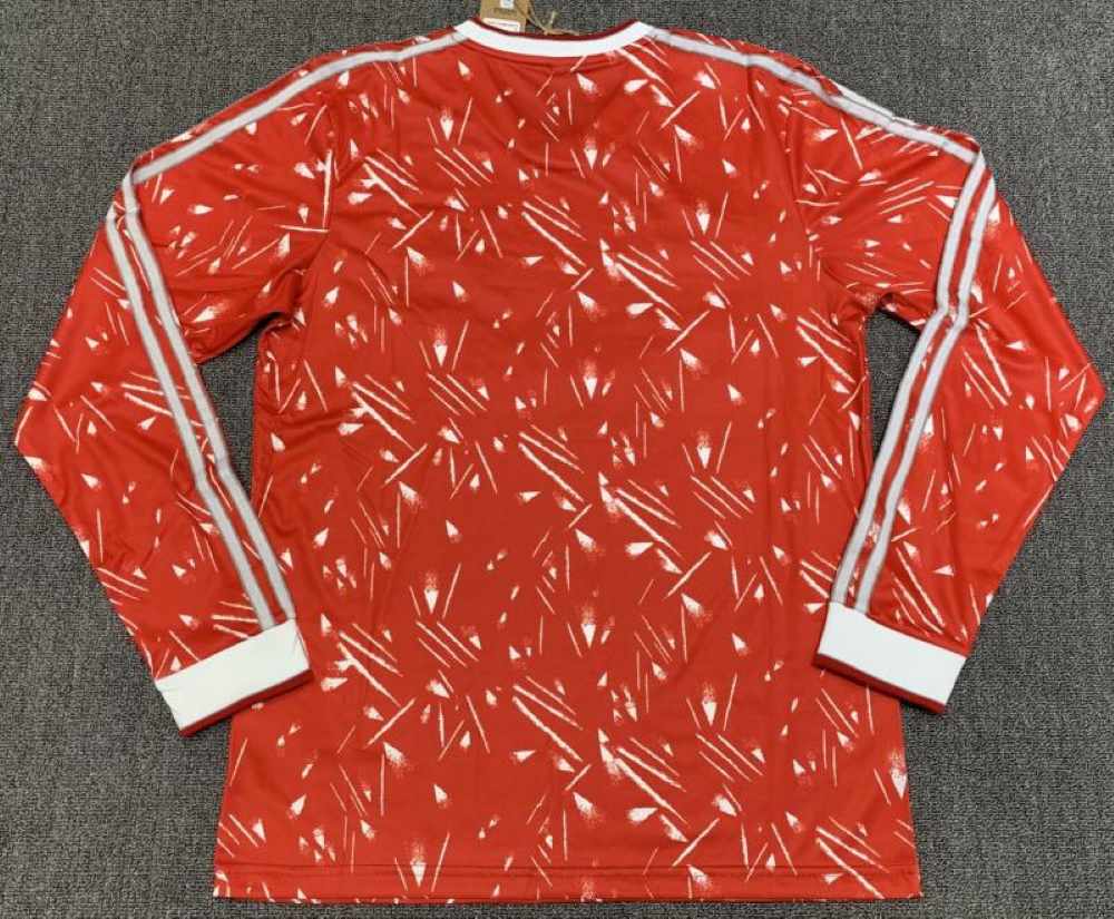 Liverpool 1989-91 Camiseta local de manga larga