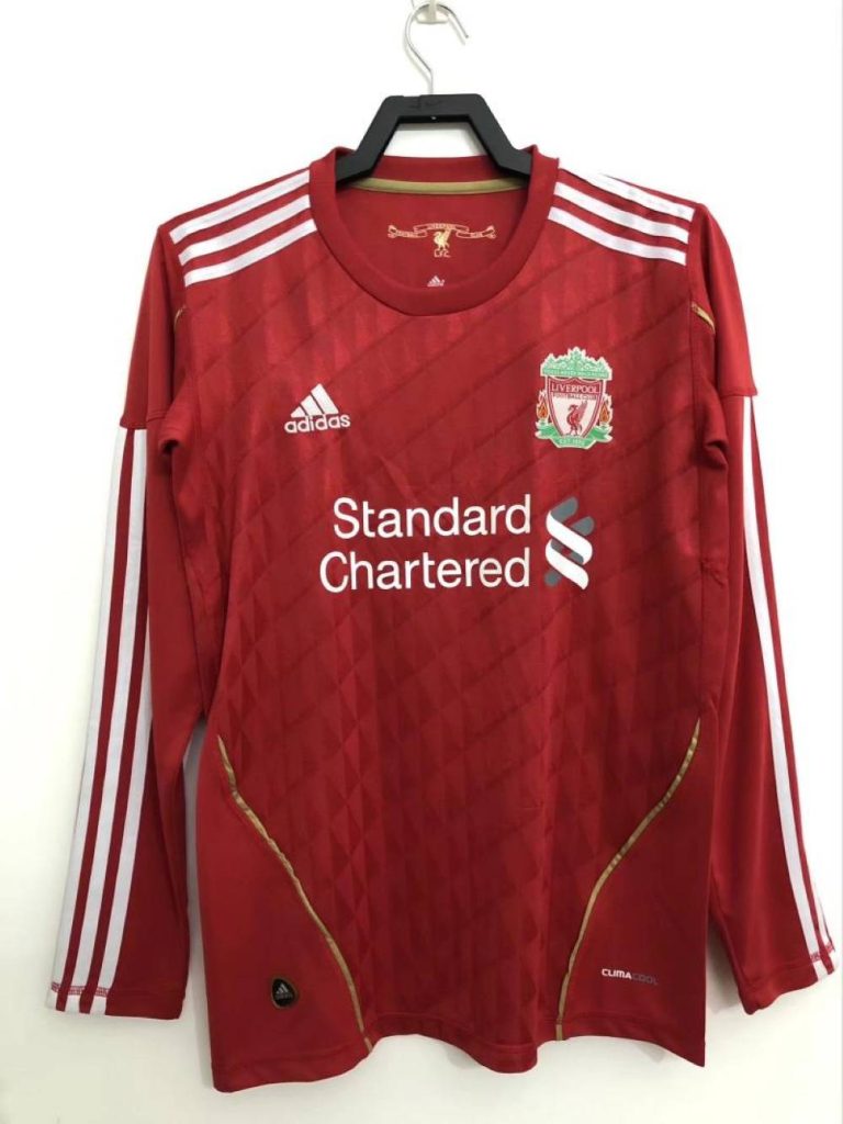 Liverpool 2010 Camiseta local de manga larga