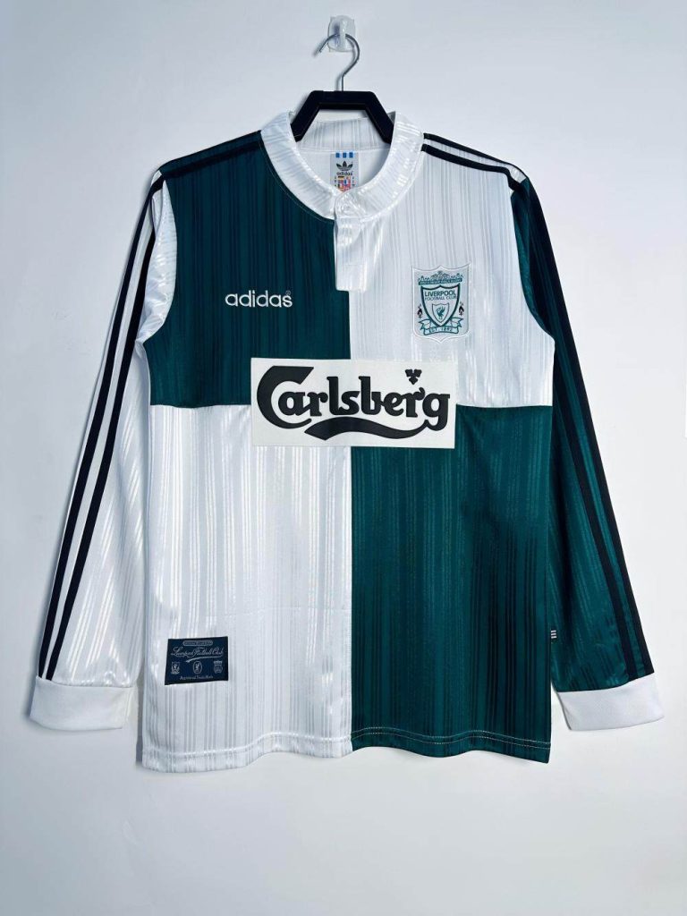 Liverpool 1995-96 Camiseta visitante de manga larga