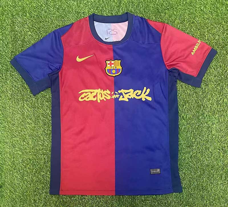 Barcelona 2024-25 Local Travis Scott Shirt