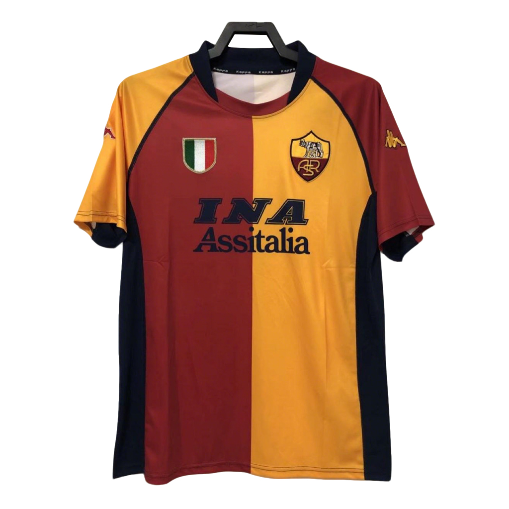 Roma 2000-01 Camiseta local