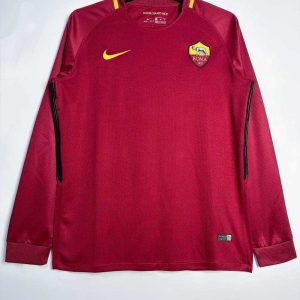 Roma 2017-18 Home Long Sleeve Shirt