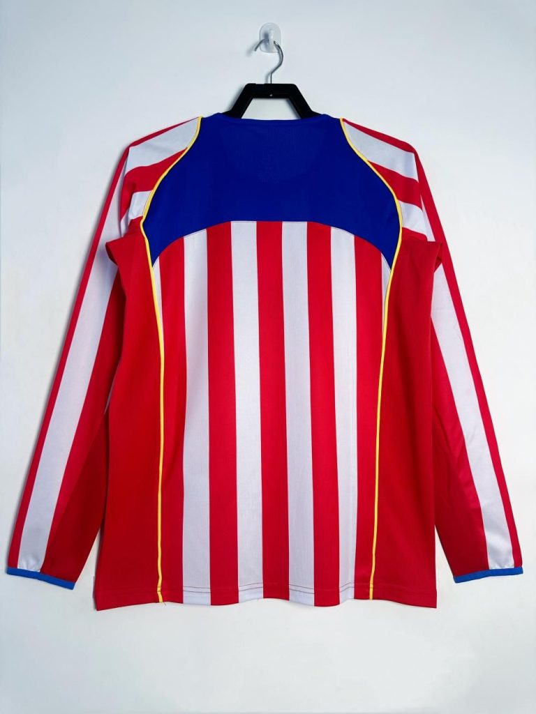 Atlético Madrid 2004-05 Camiseta local de manga larga