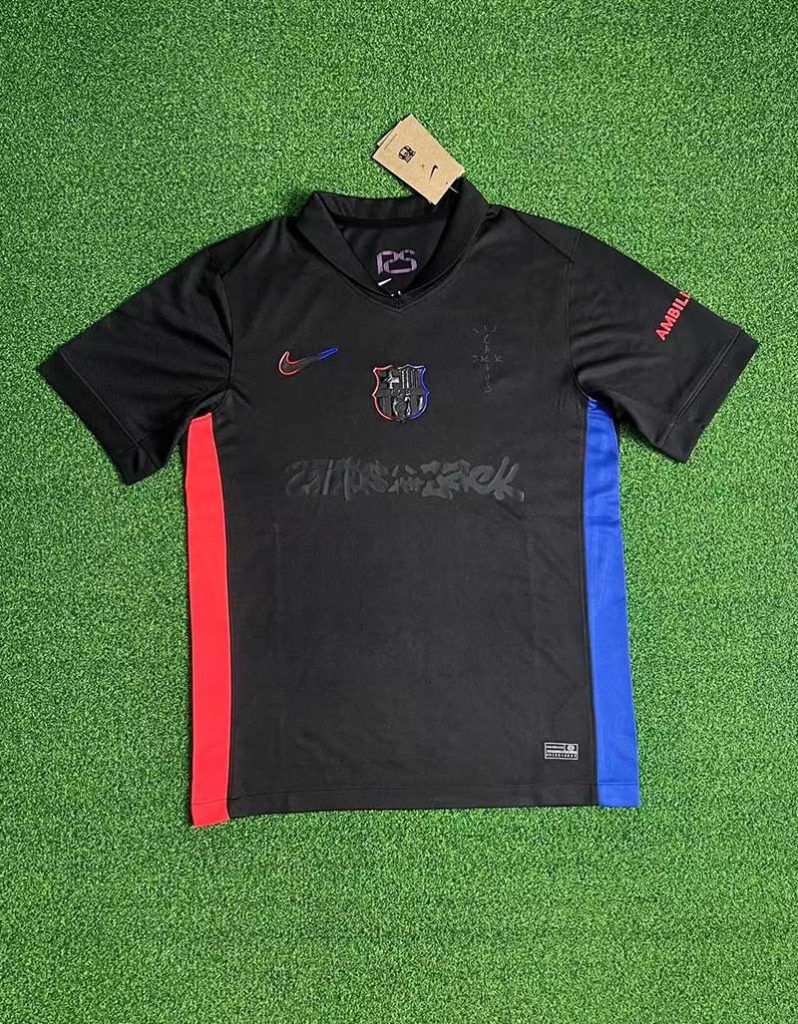 Barcelona 2024-25 Visitante Travis Scott Shirt