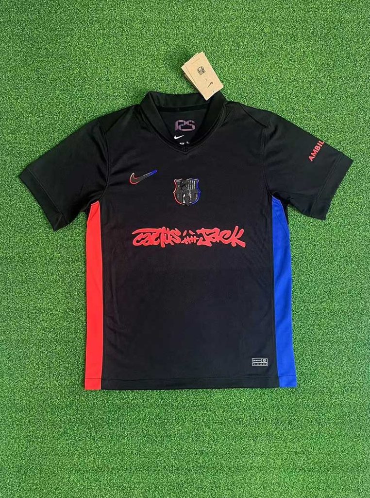 Barcelona 2024-25 Visitante Travis Scott Shirt