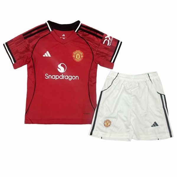 Niños Manchester United 2025-26 Local Kit