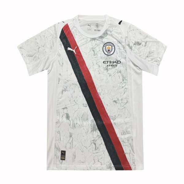 Manchester City 2025-26 Visitante Club Copa Mundial Camiseta versión jugador