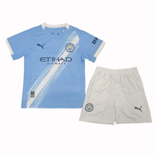 Niños Manchester City 2025-26 Local Kit