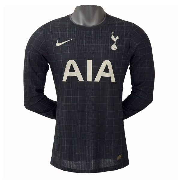 Tottenham Hotspur 2025-26 Camiseta visitante versión jugador de manga larga