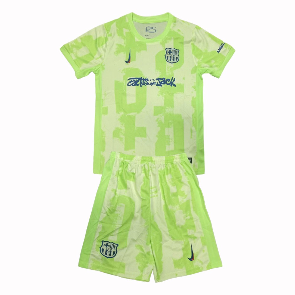 Niños Barcelona 2024-25 Tercera Cactus Jack Kit