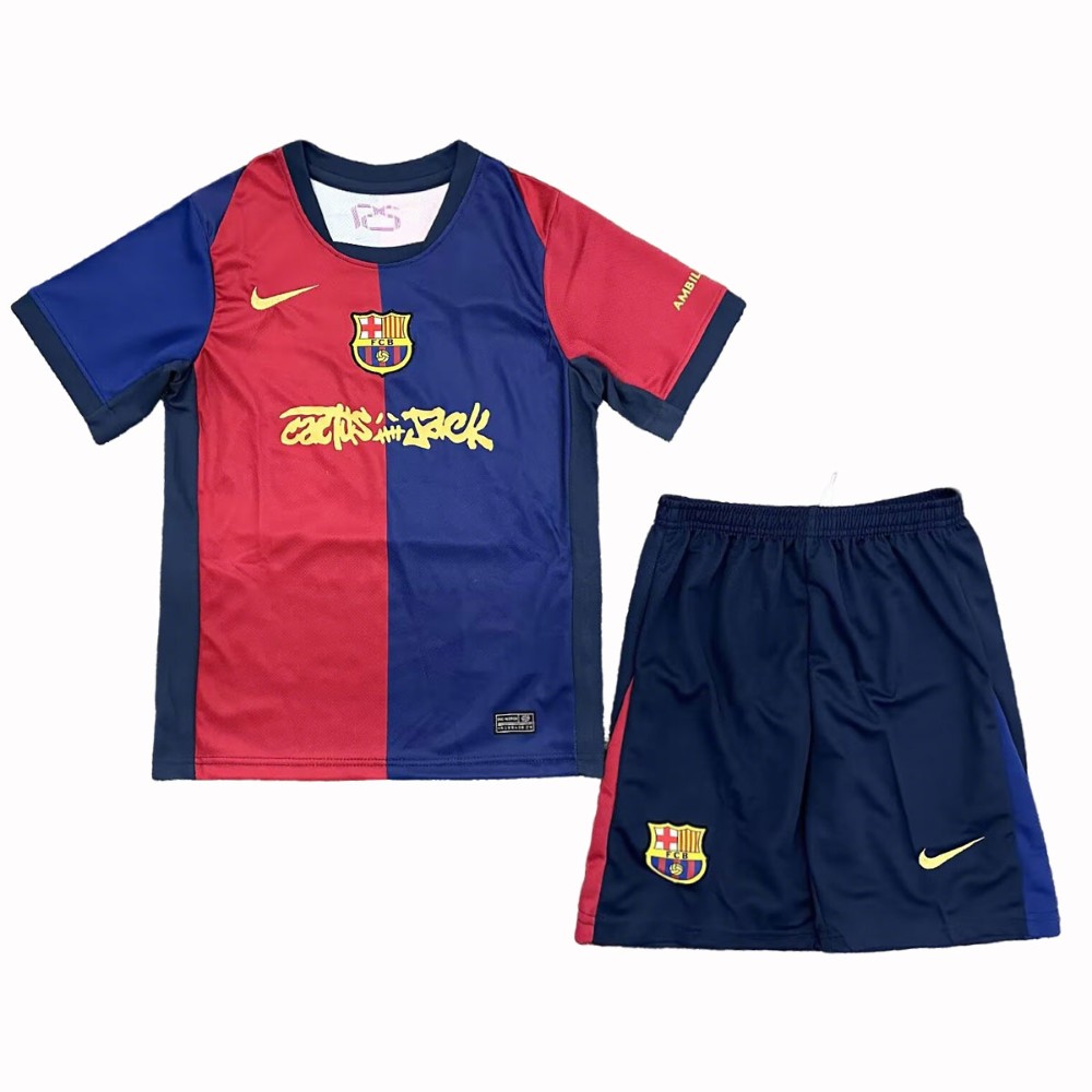 Niños Barcelona 2024-25 Local Cactus Jack Kit