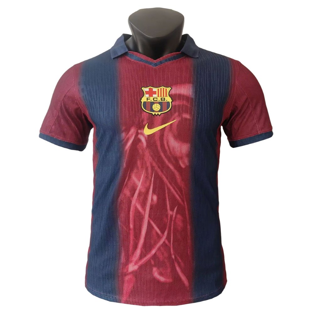 Retro Barcelona 2025 Travis Scott Cactus Jack Camiseta versión jugador