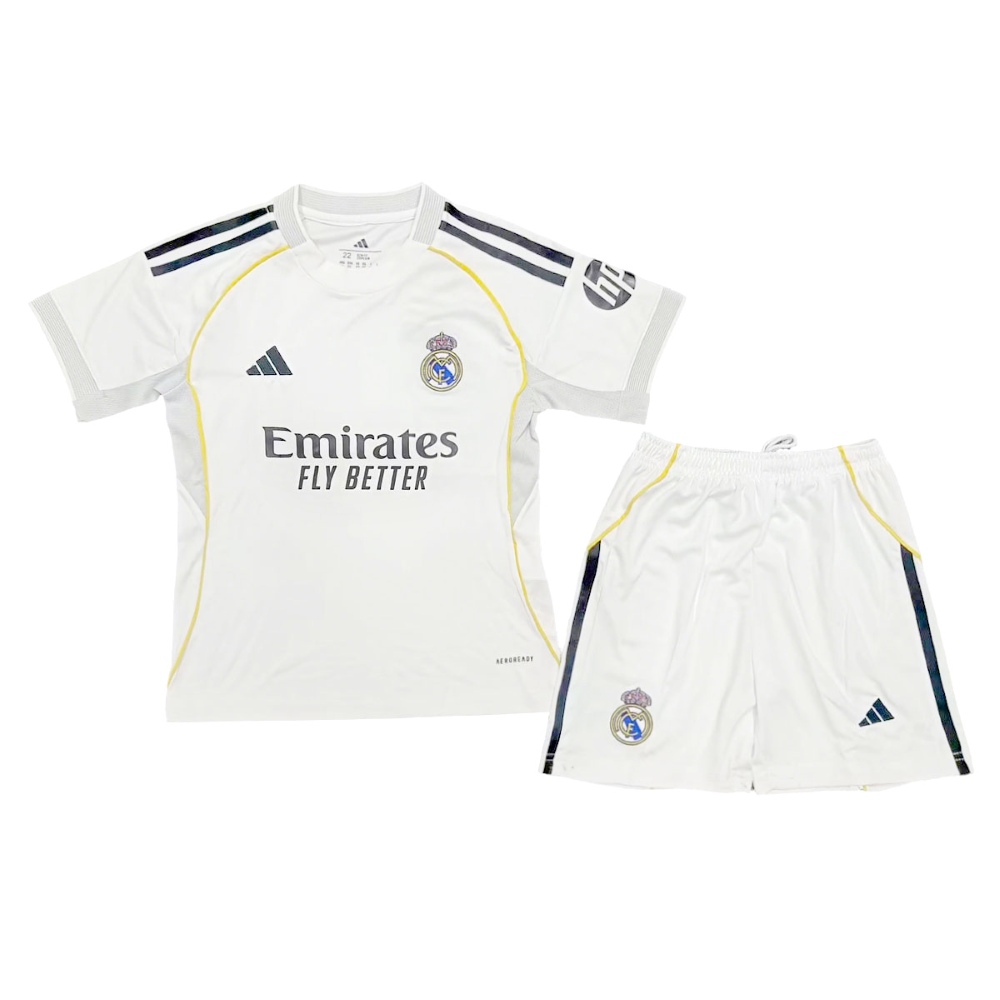 Niños Real Madrid 2025-26 Local Kit